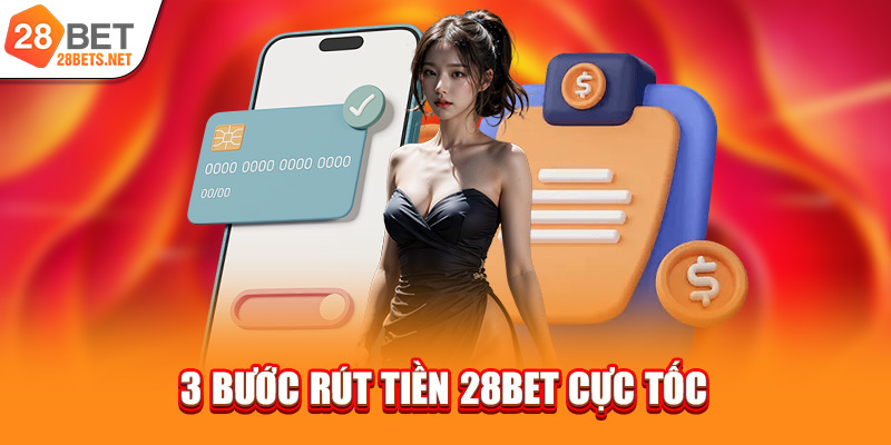 3 bước rút tiền 28bet cực tốc