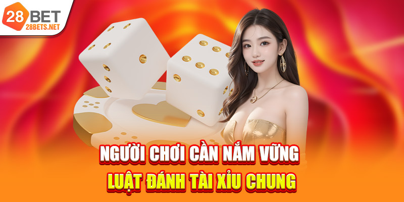 Người chơi cần nắm vững luật đánh Tài Xỉu chung