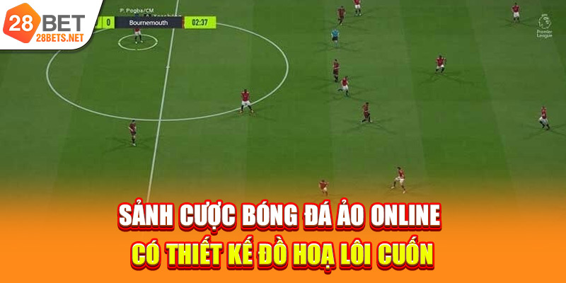 Sảnh cược bóng đá ảo online có thiết kế đồ hoạ lôi cuốn