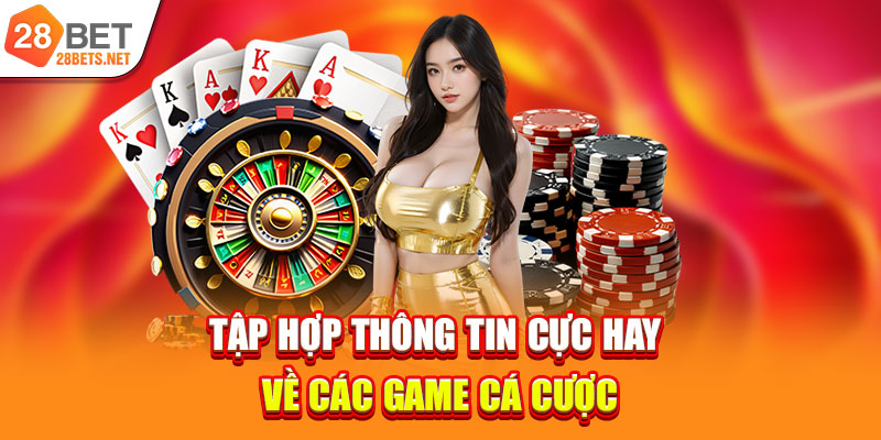 Tập hợp thông tin cực hay về các game cá cược